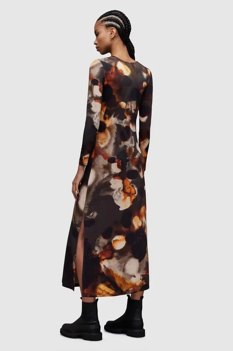 vestito Katlyn colore marrone miniatura 3