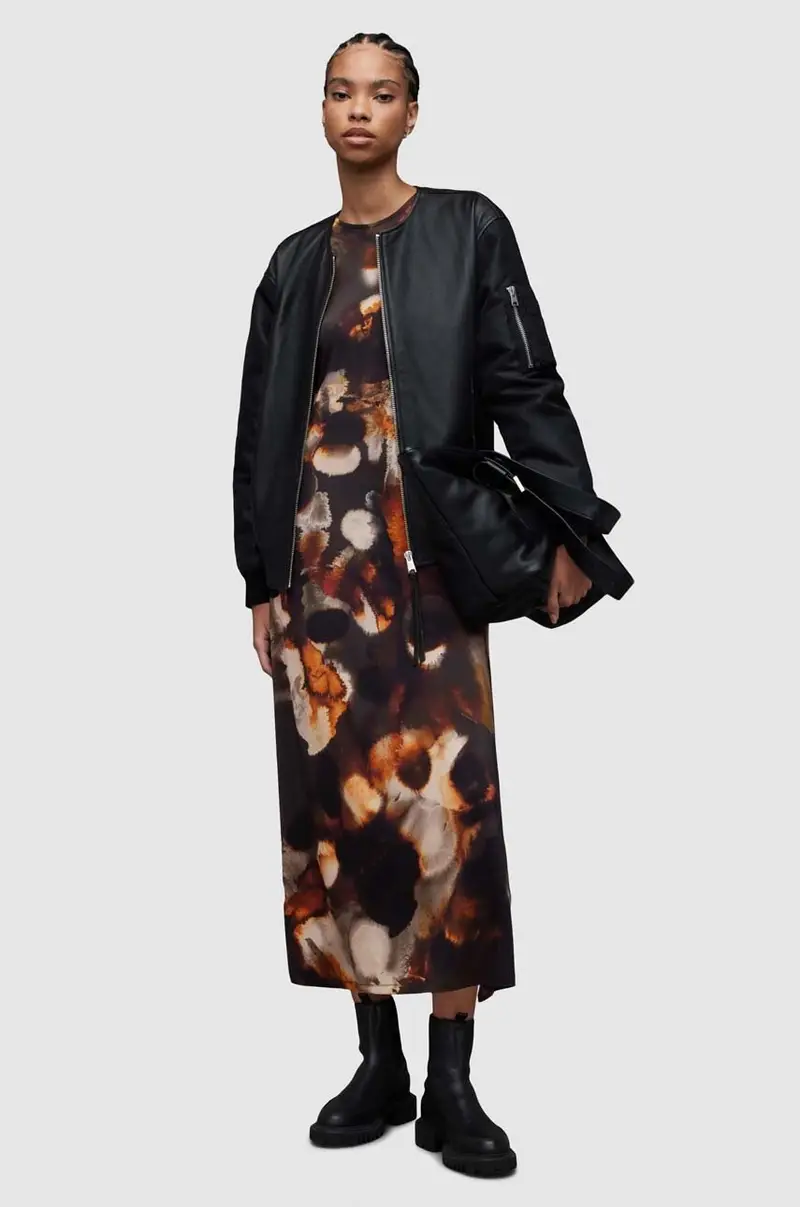 vestito Katlyn colore marrone miniatura 4