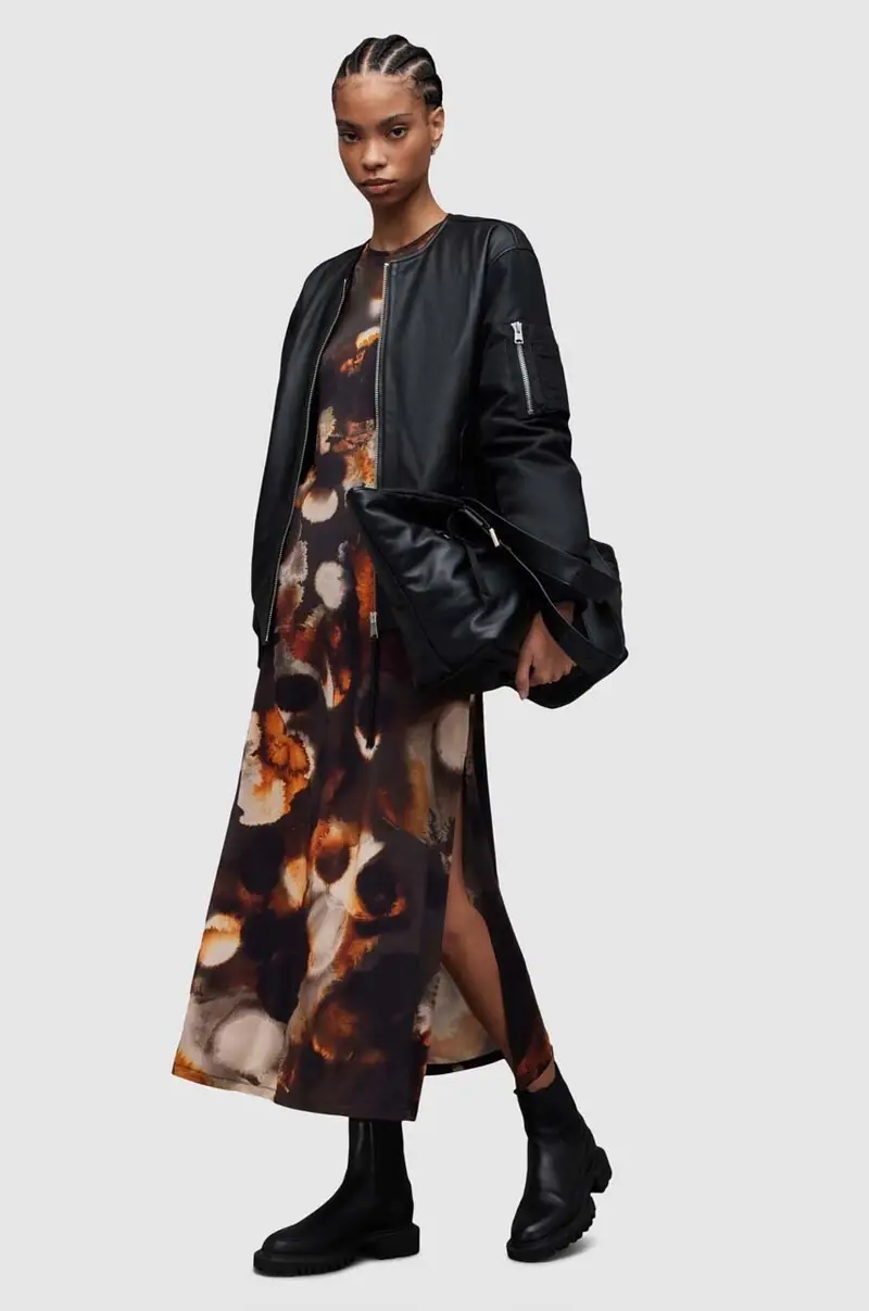 vestito Katlyn colore marrone miniatura 5