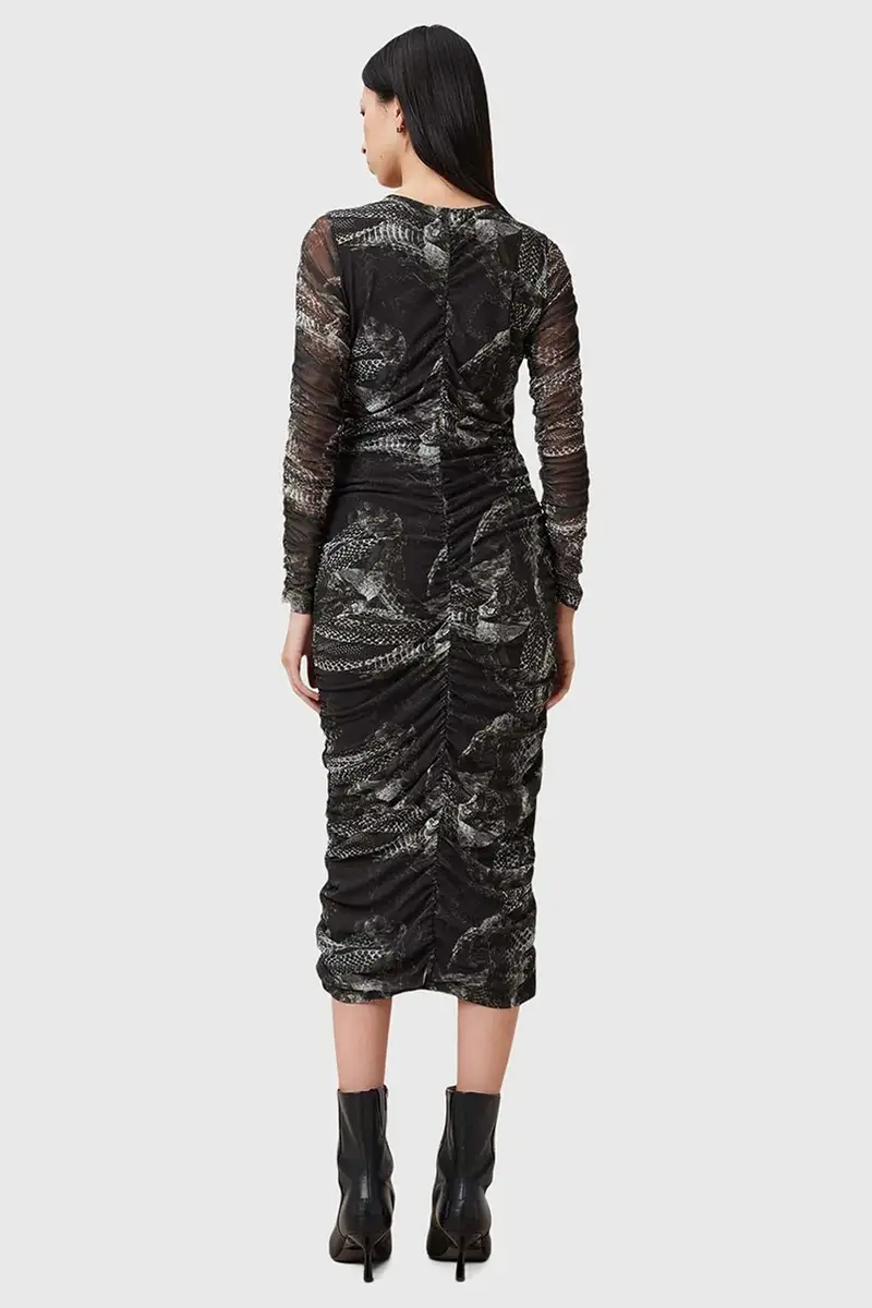 vestito KEIKO colore grigio W003DC miniatura 5