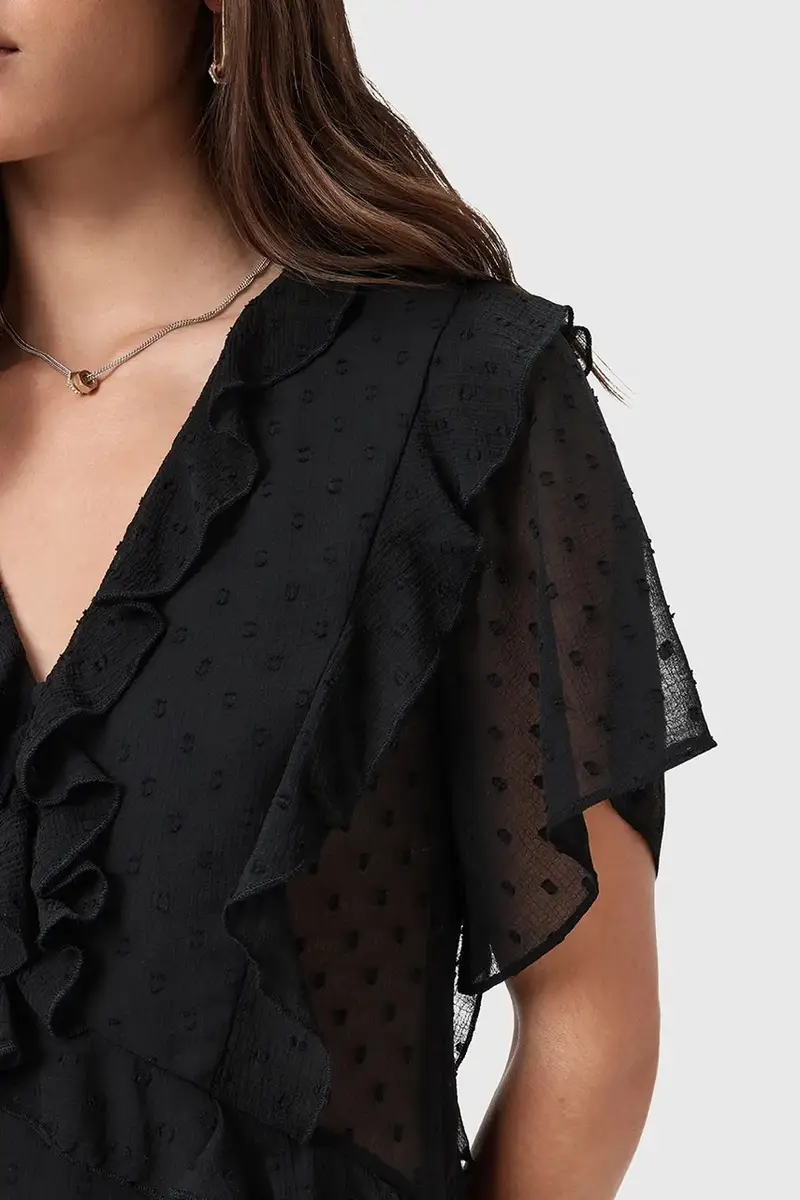 vestito MARI colore nero W016DD miniatura 2