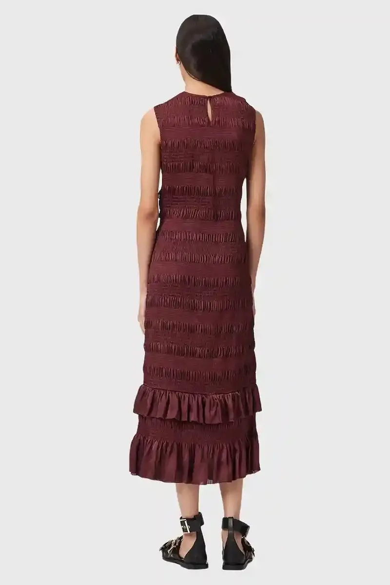 vestito NYLA colore rosso W034DD miniatura 5