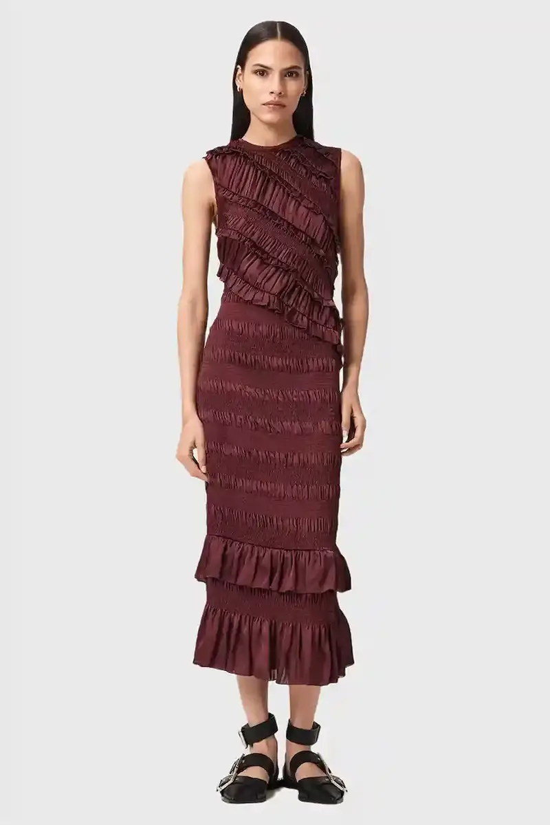 vestito NYLA colore rosso W034DD