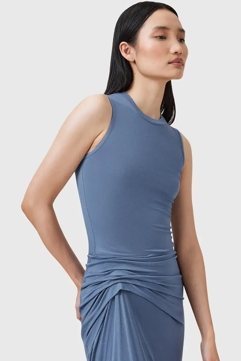 vestito RIVI colore blu W166DC miniatura 2