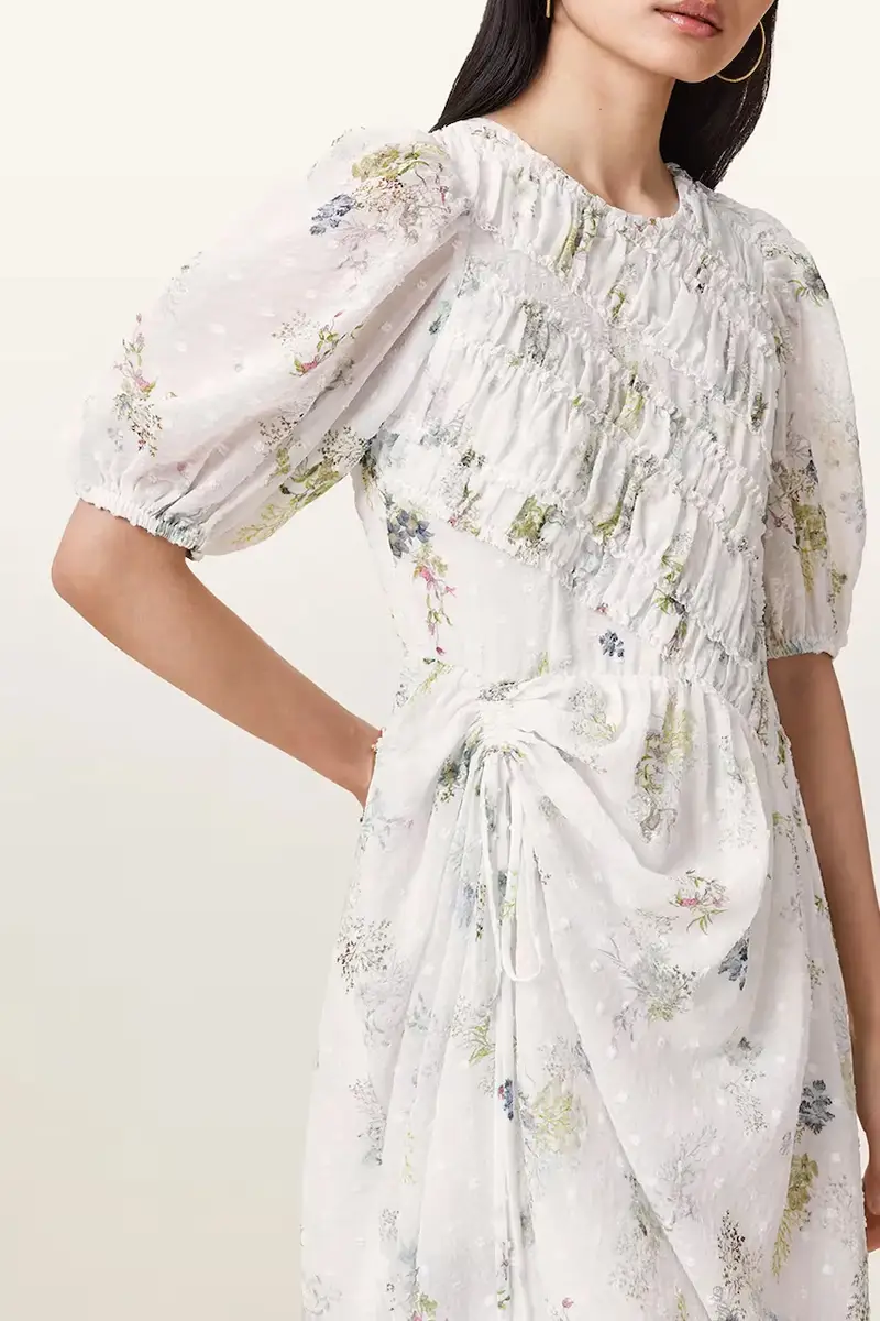 vestito SERENE colore bianco W209DC miniatura 3