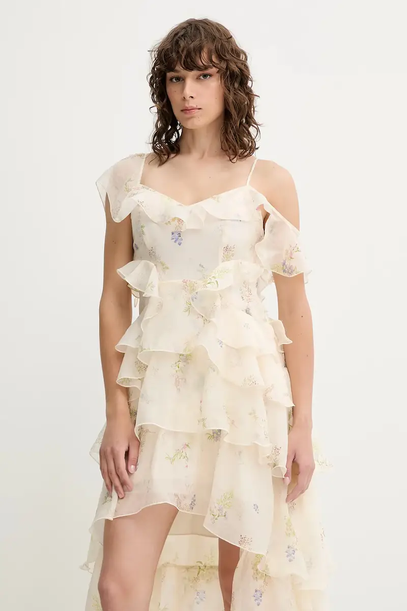 vestito SIENNA colore beige W190DC miniatura 4