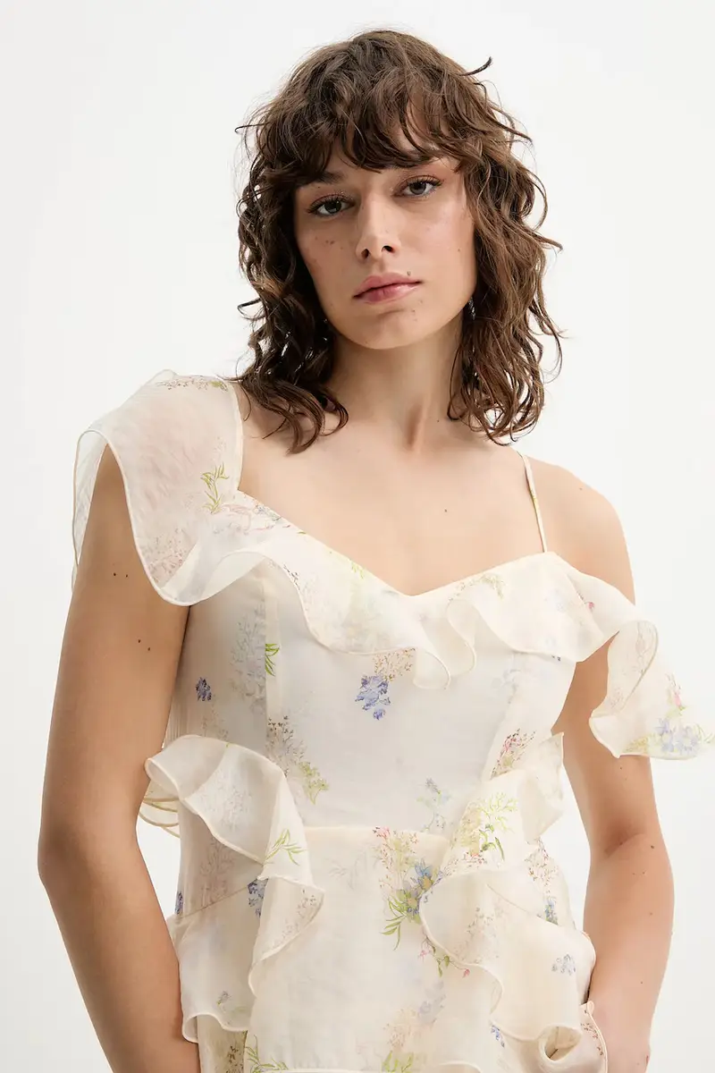 vestito SIENNA colore beige W190DC miniatura 5