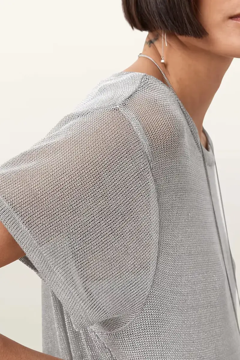 vestito THEA colore argento W236DC miniatura 3