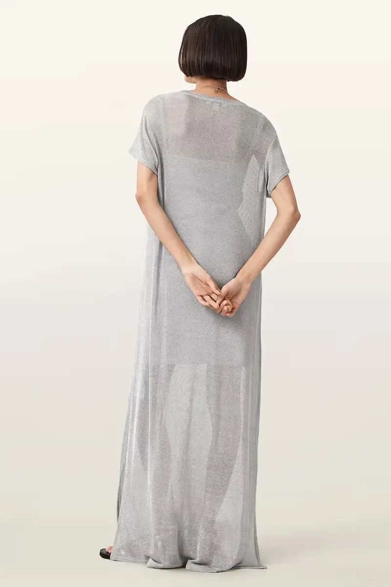 vestito THEA colore argento W236DC miniatura 5