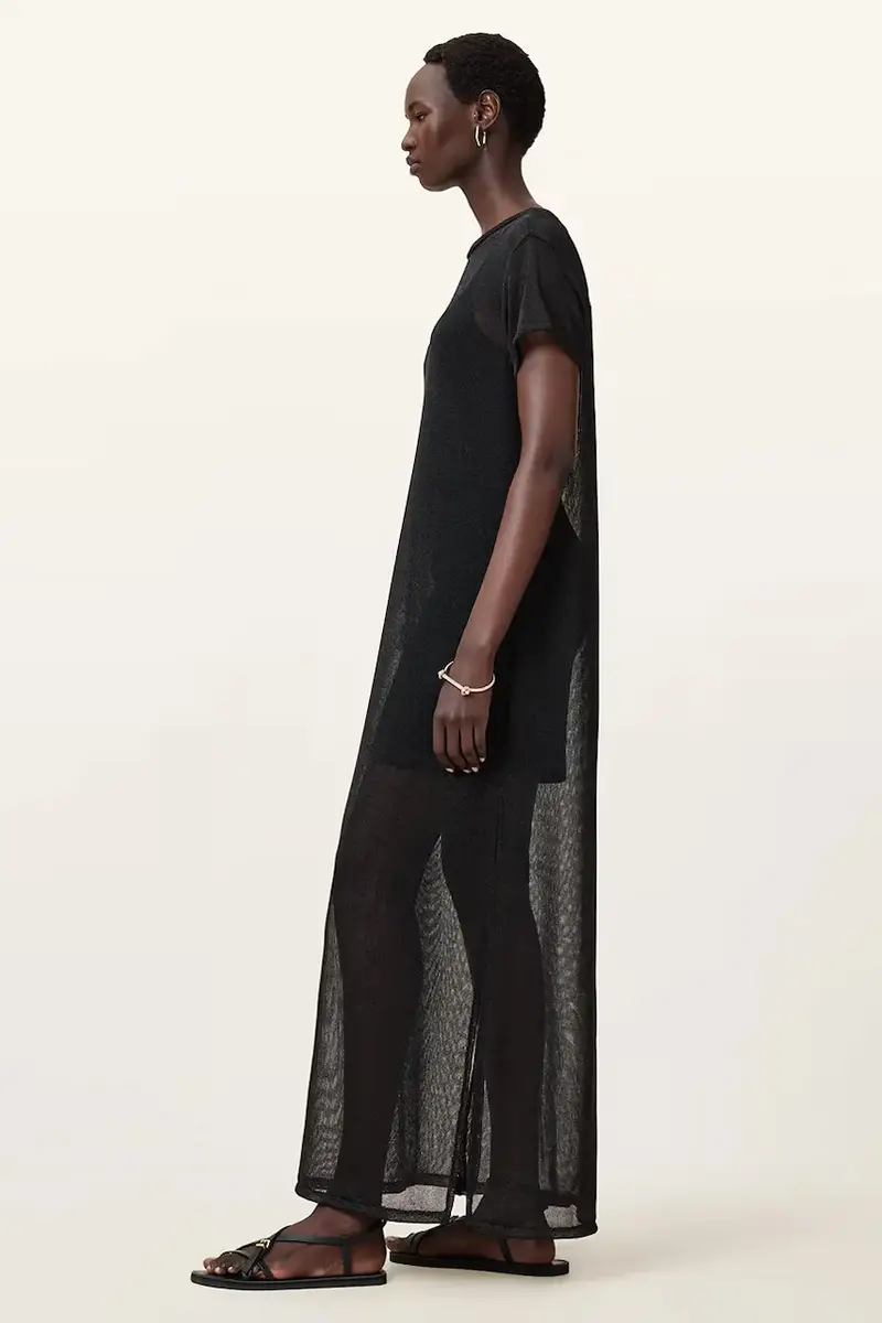 vestito THEA colore nero W236DC miniatura 4