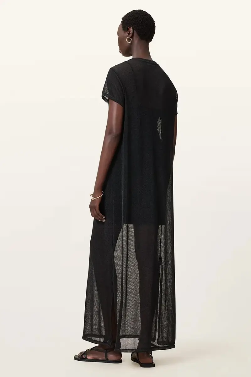 vestito THEA colore nero W236DC miniatura 5