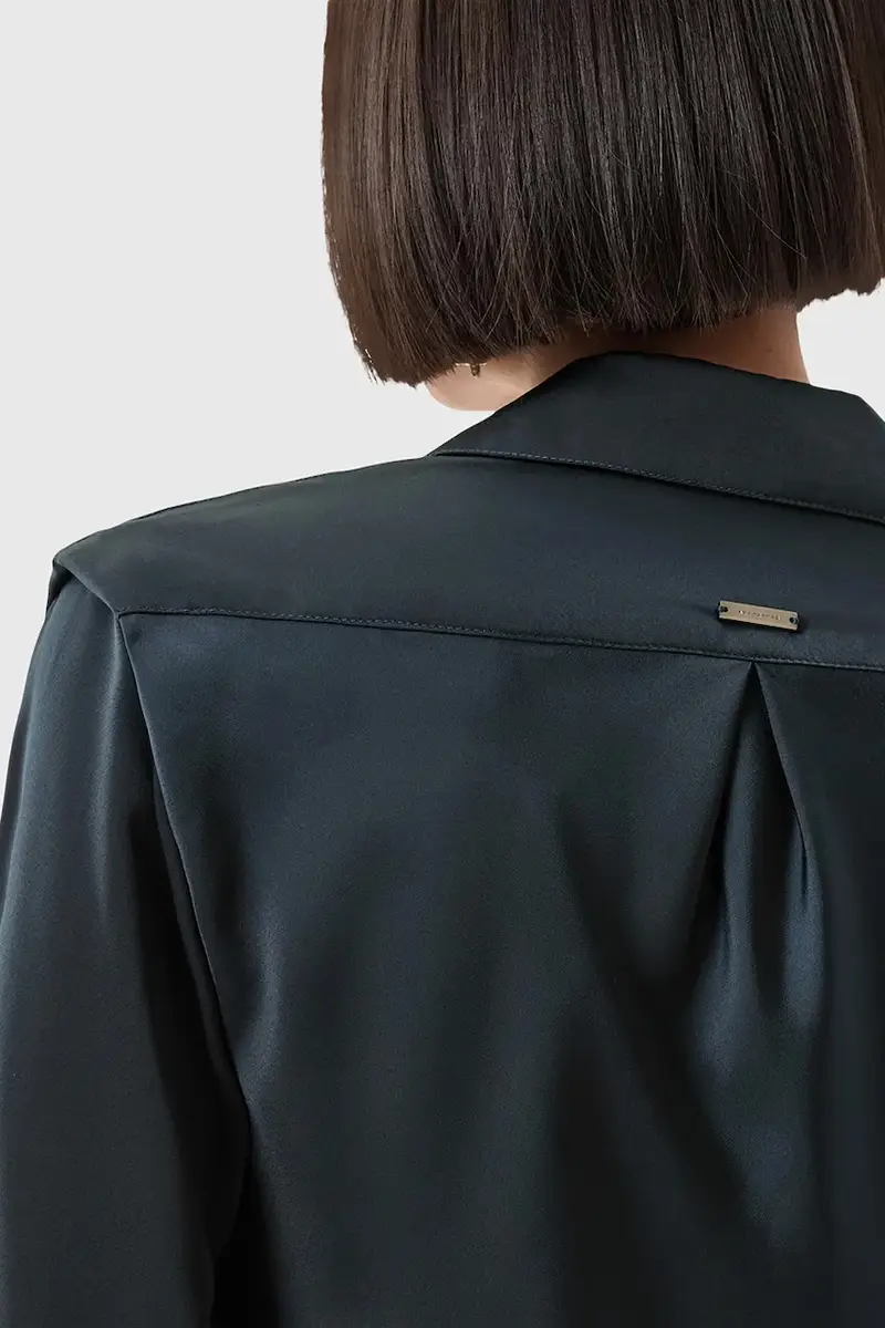 vestito TIRA colore blu navy W013DD miniatura 3