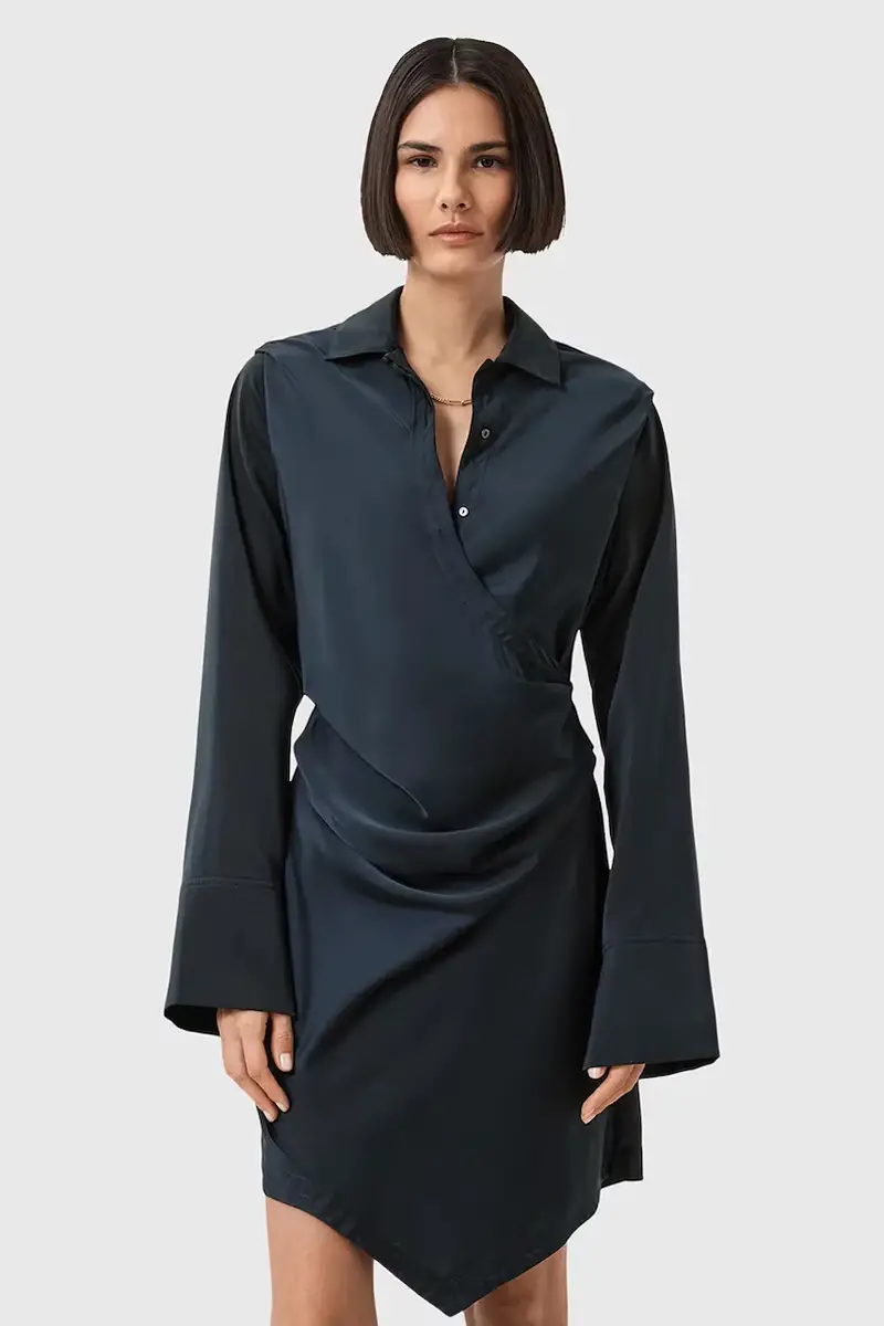 vestito TIRA colore blu navy W013DD