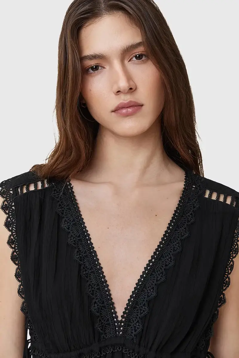 vestito XANTHE colore nero W302DC miniatura 3