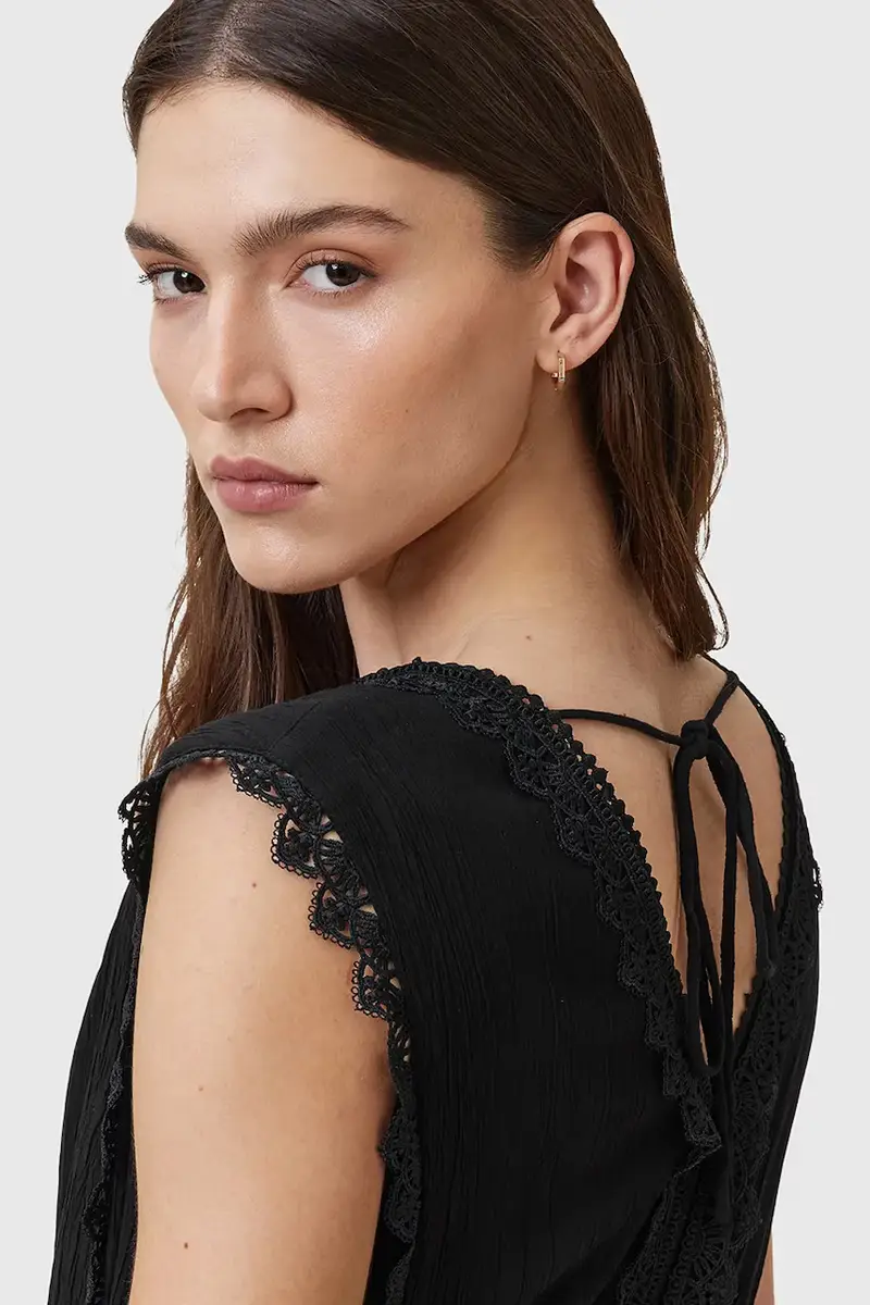 vestito XANTHE colore nero W302DC miniatura 4