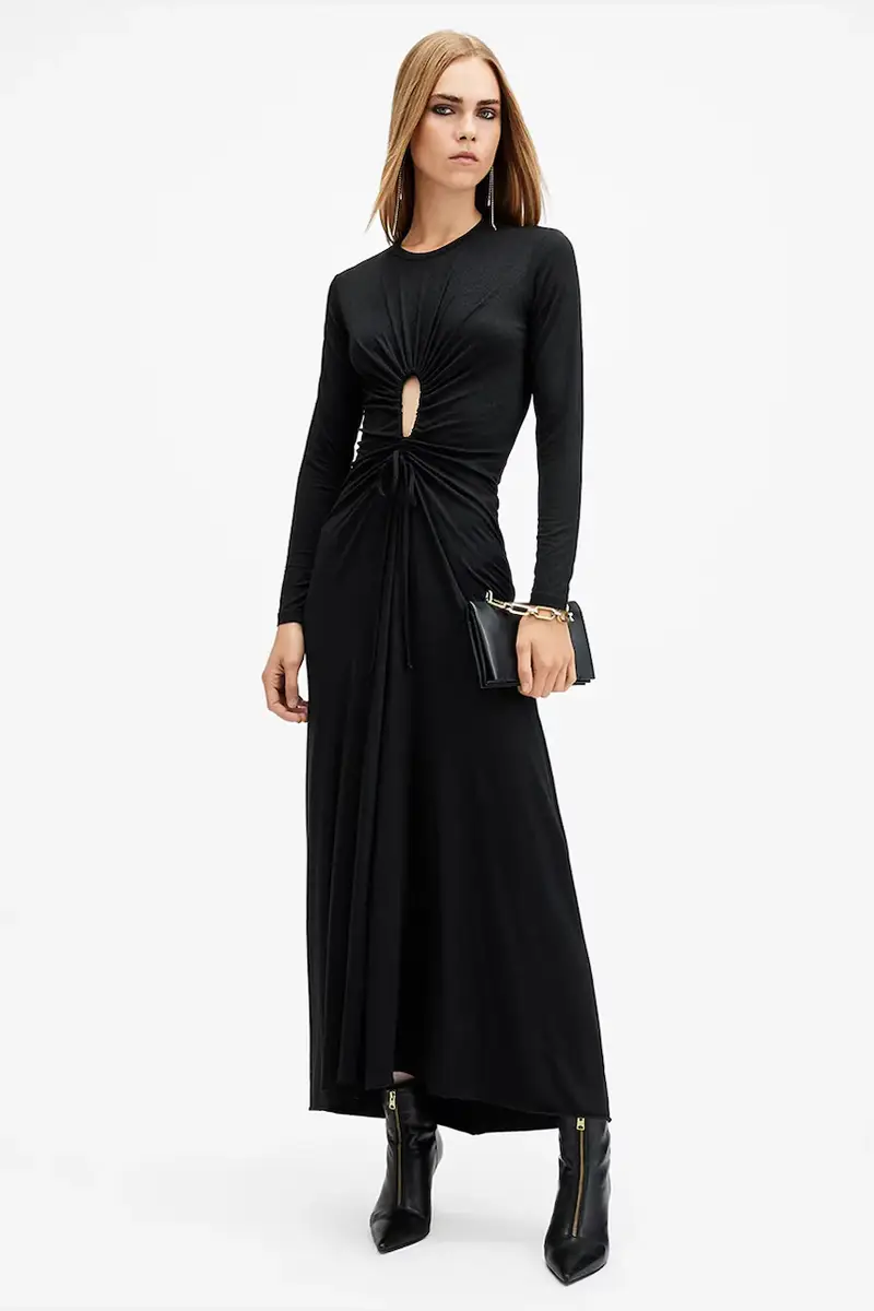 vestito XYLIA colore nero W175DB miniatura 4