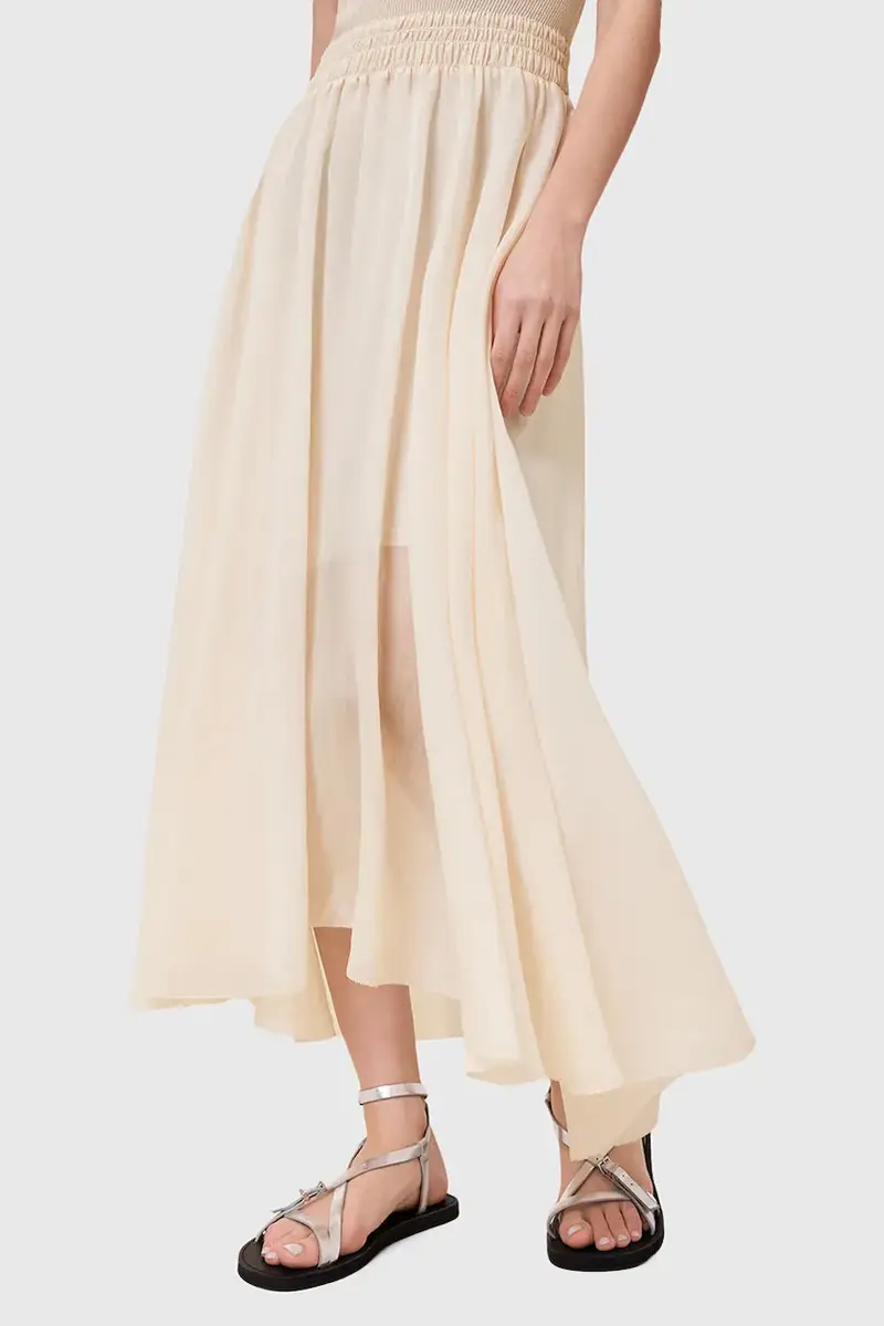 vestito ZENIA colore beige W188DC miniatura 5