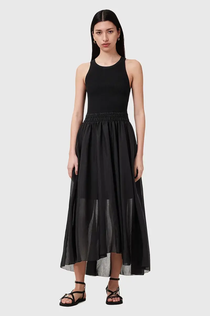 vestito ZENIA colore nero W188DC