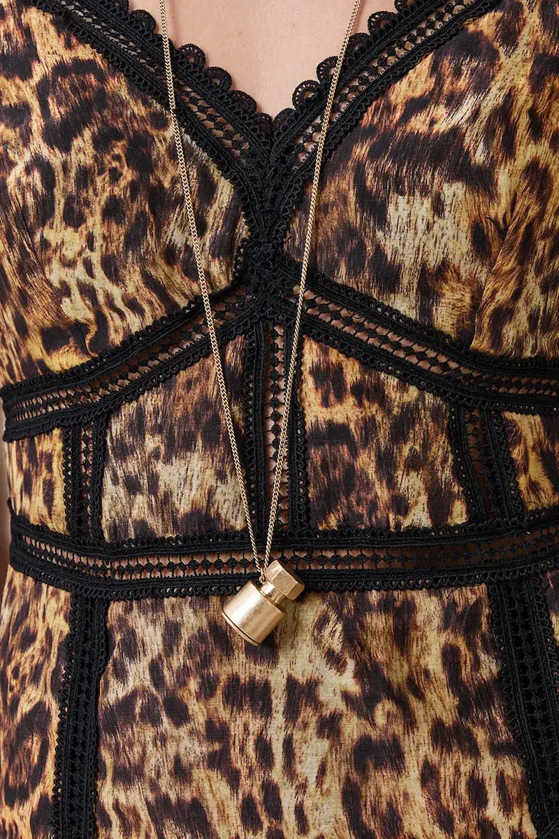 vestito ZIA colore arancione W095DC miniatura 3