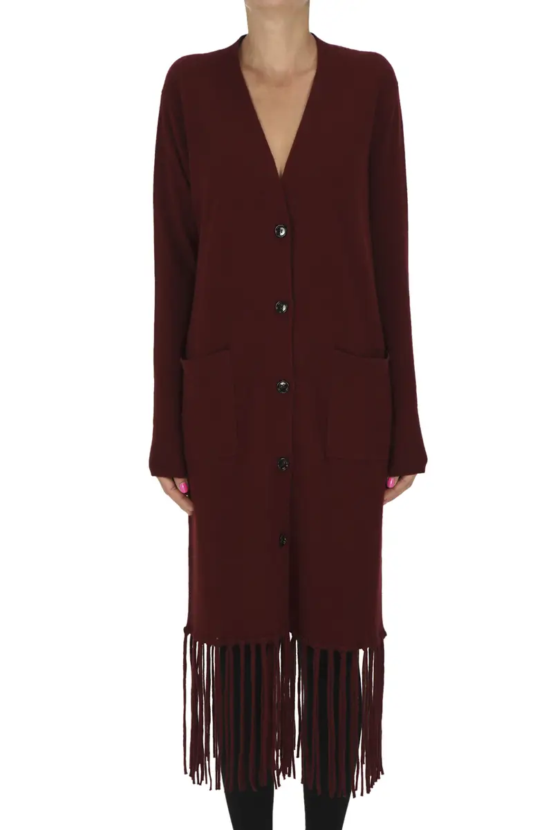 Allude Cardigan Bordeaux 2522862