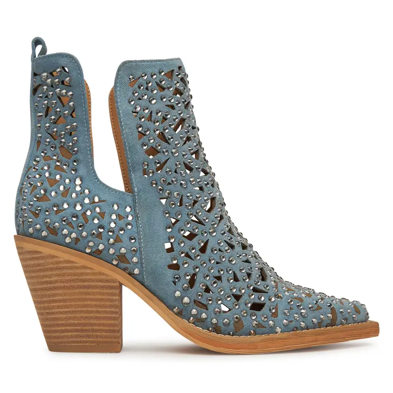 Alma En Pena Stivaletti Donna Blu con Dettagli Strass