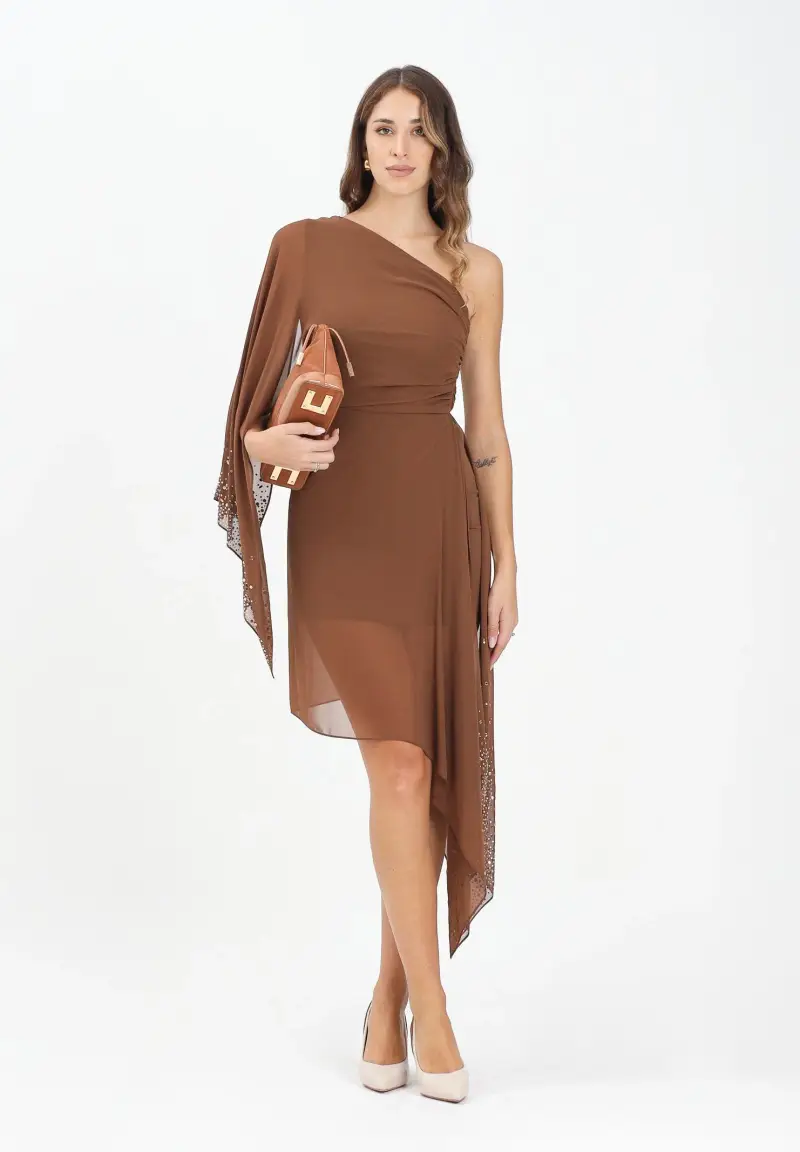 Abito Azaleo marrone da donna miniatura 2