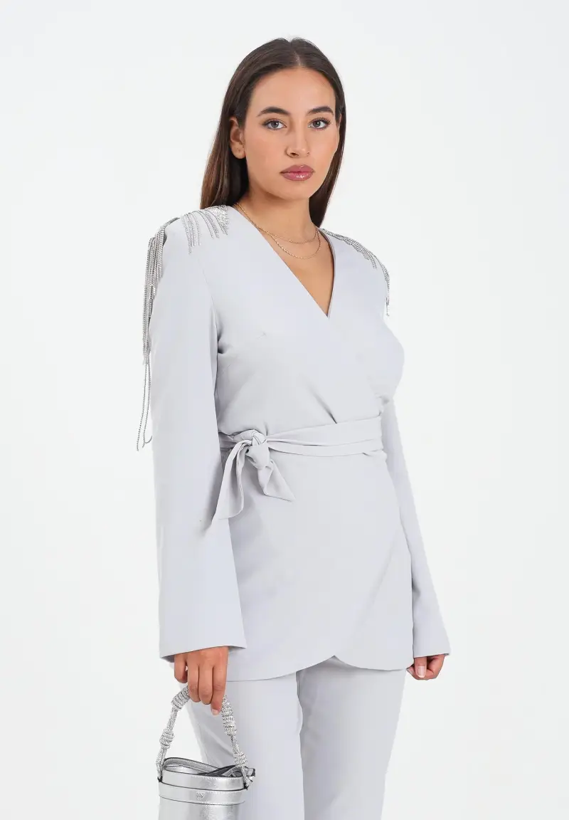 Giacca Macea grigia da donna miniatura 2