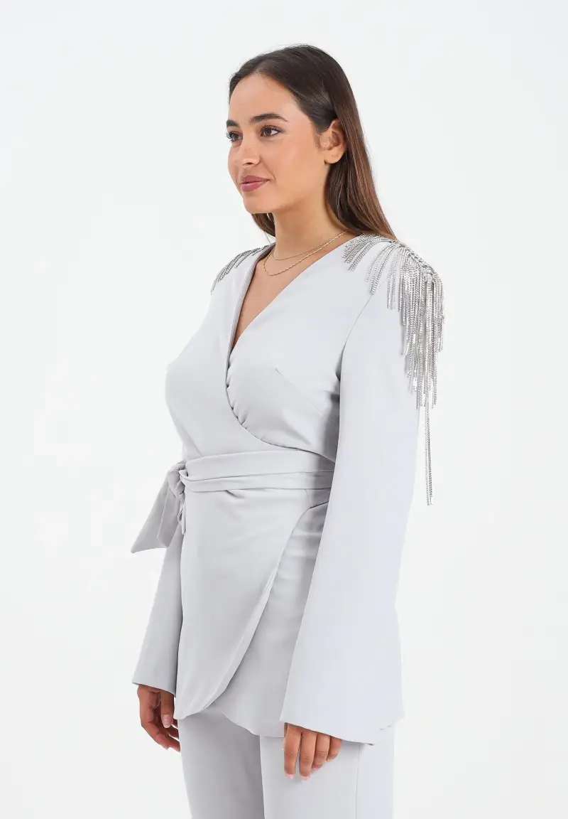 Giacca Macea grigia da donna