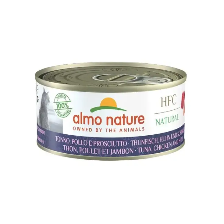spa HFC Natural Tonno, Pollo e Prosciutto - 150GR