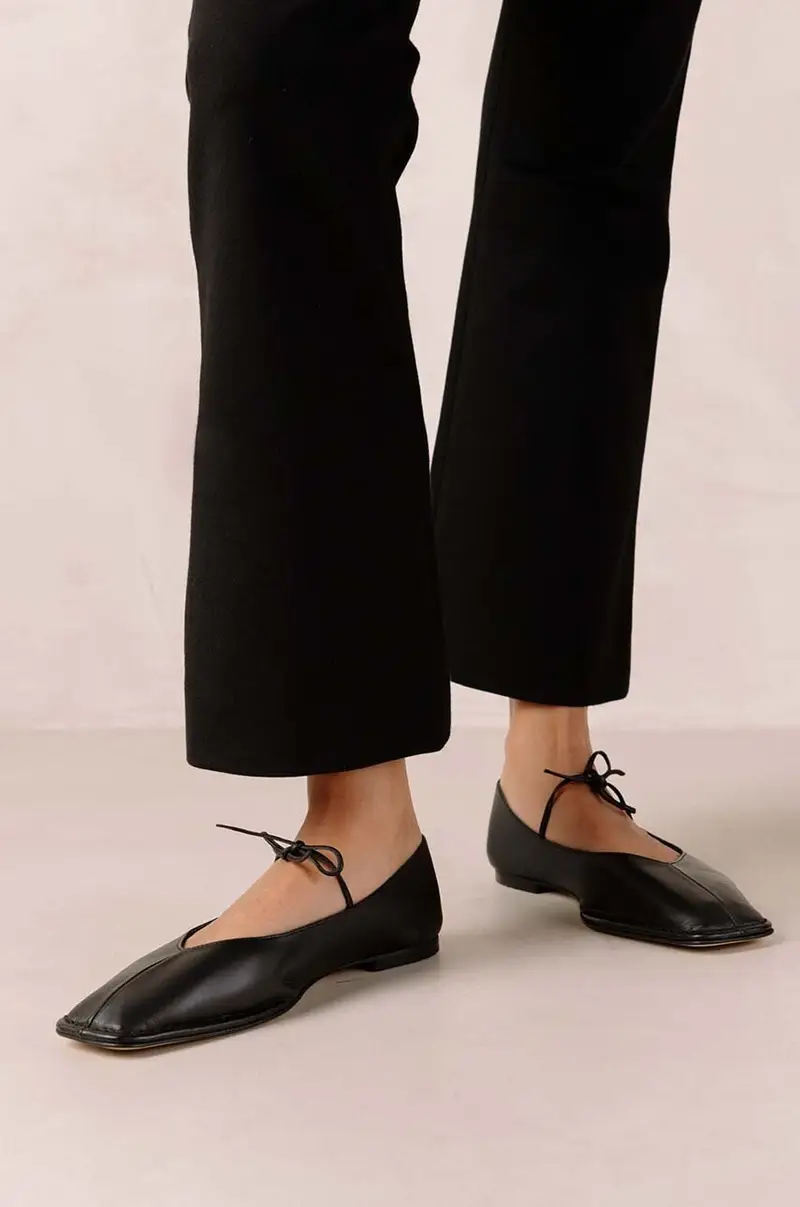 balerrine in pelle Sway colore nero S00191.25 miniatura 5