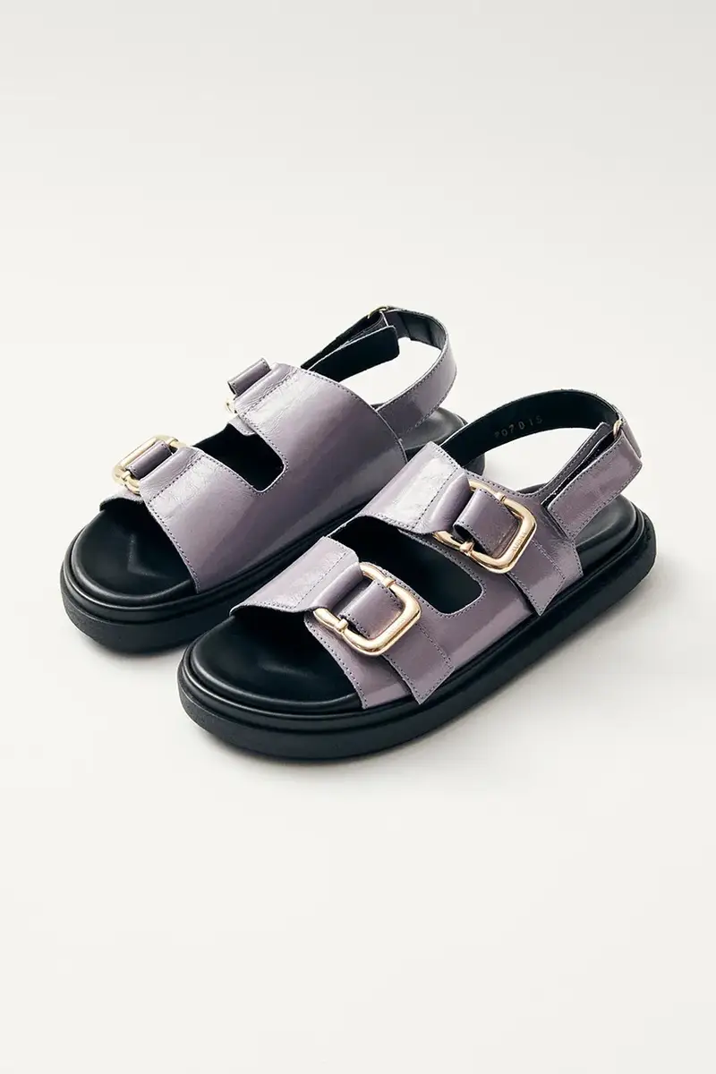 sandali in pelle Harper donna colore violetto S100731-03 miniatura 4