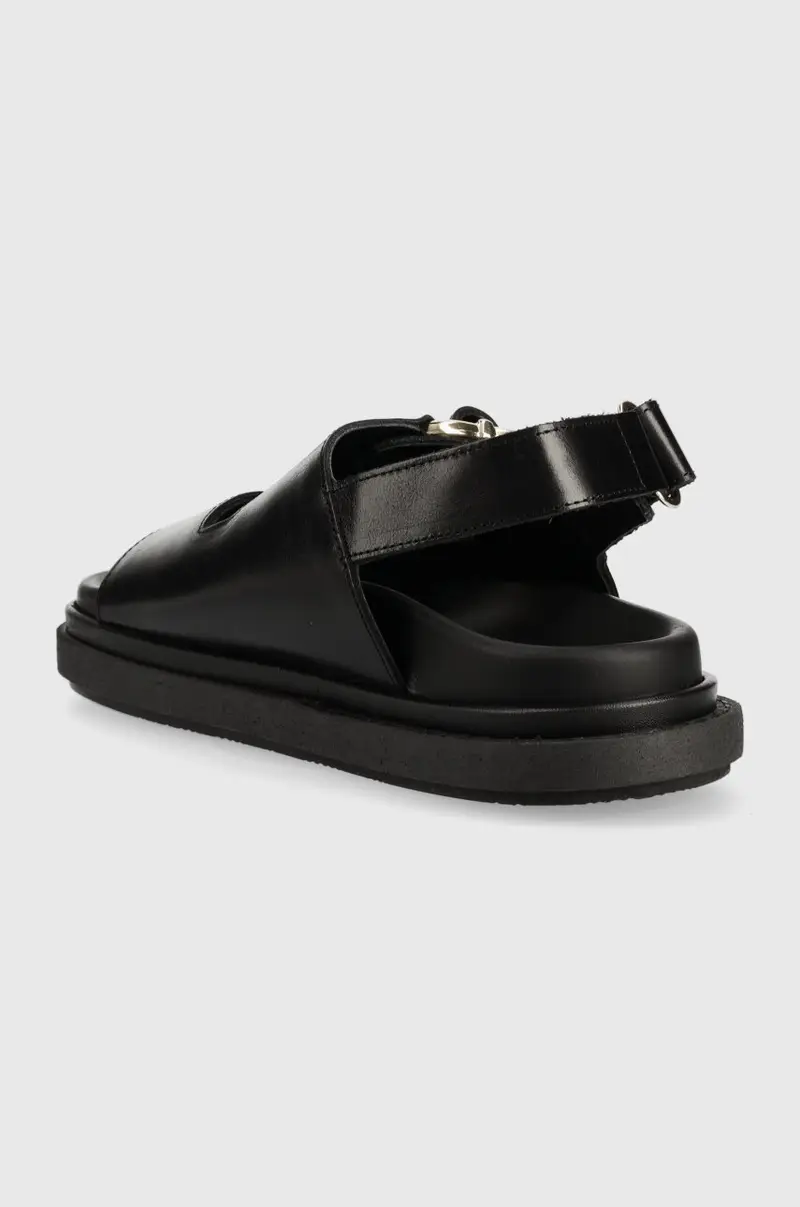 sandali in pelle Harper donna S00275.25 Nero miniatura 3