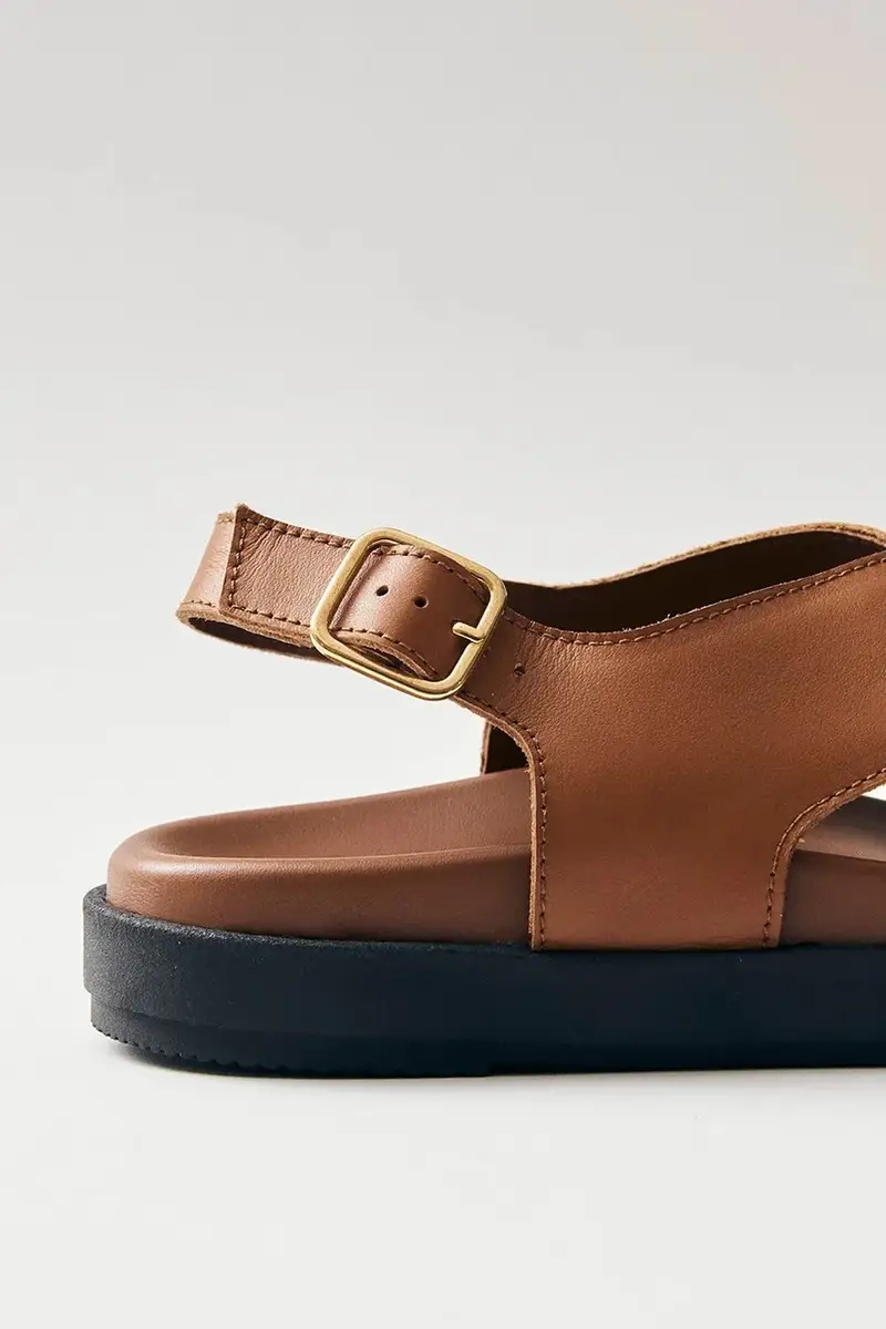 sandali in pelle Nico donna colore marrone S100621-04 miniatura 2