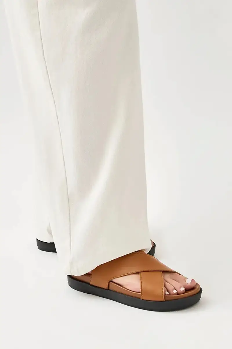 sandali in pelle Nico donna colore marrone S100621-04 miniatura 5