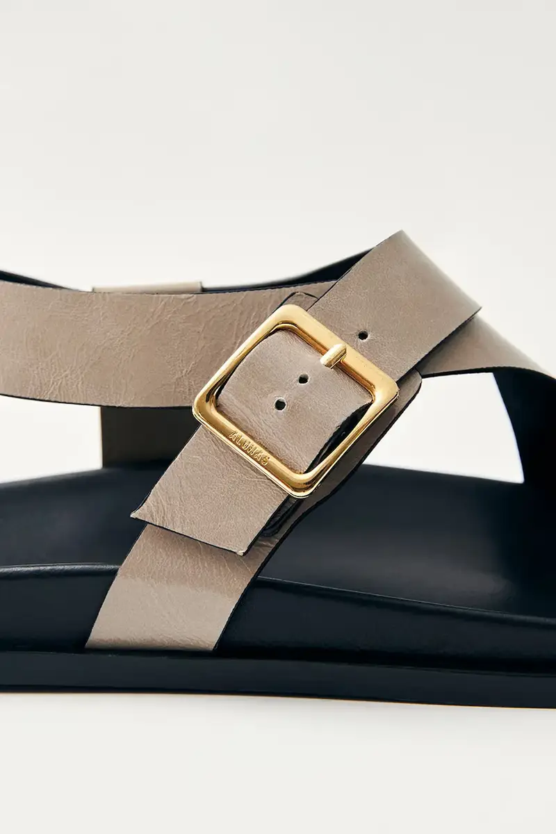 sandali in pelle Siren donna colore beige S100740-02 miniatura 2