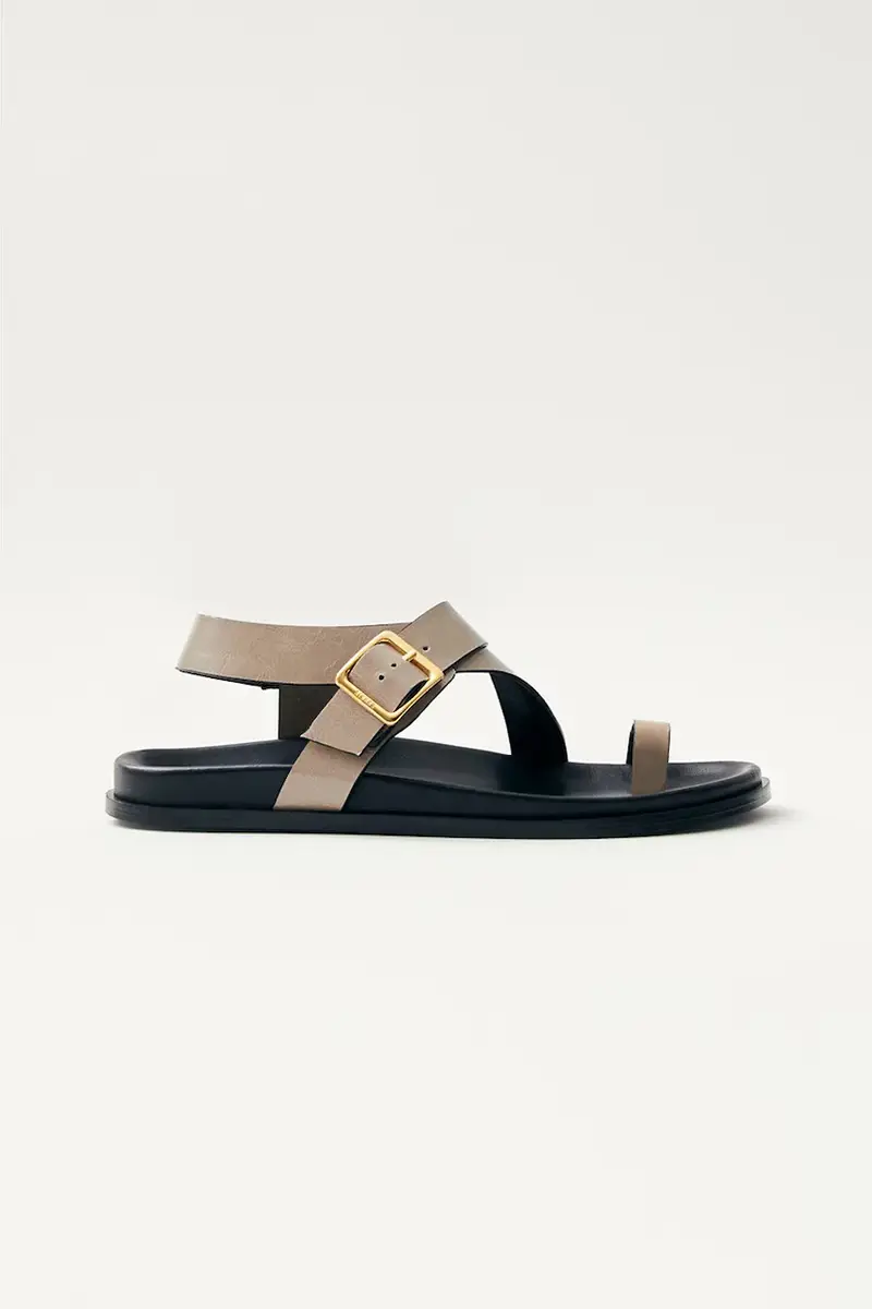 sandali in pelle Siren donna colore beige S100740-02