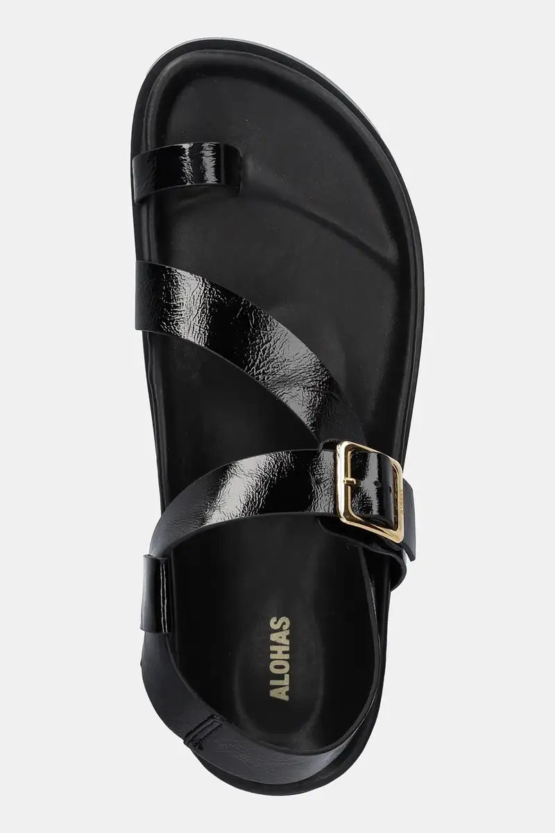 sandali in pelle Siren donna colore nero S100740-01 miniatura 4