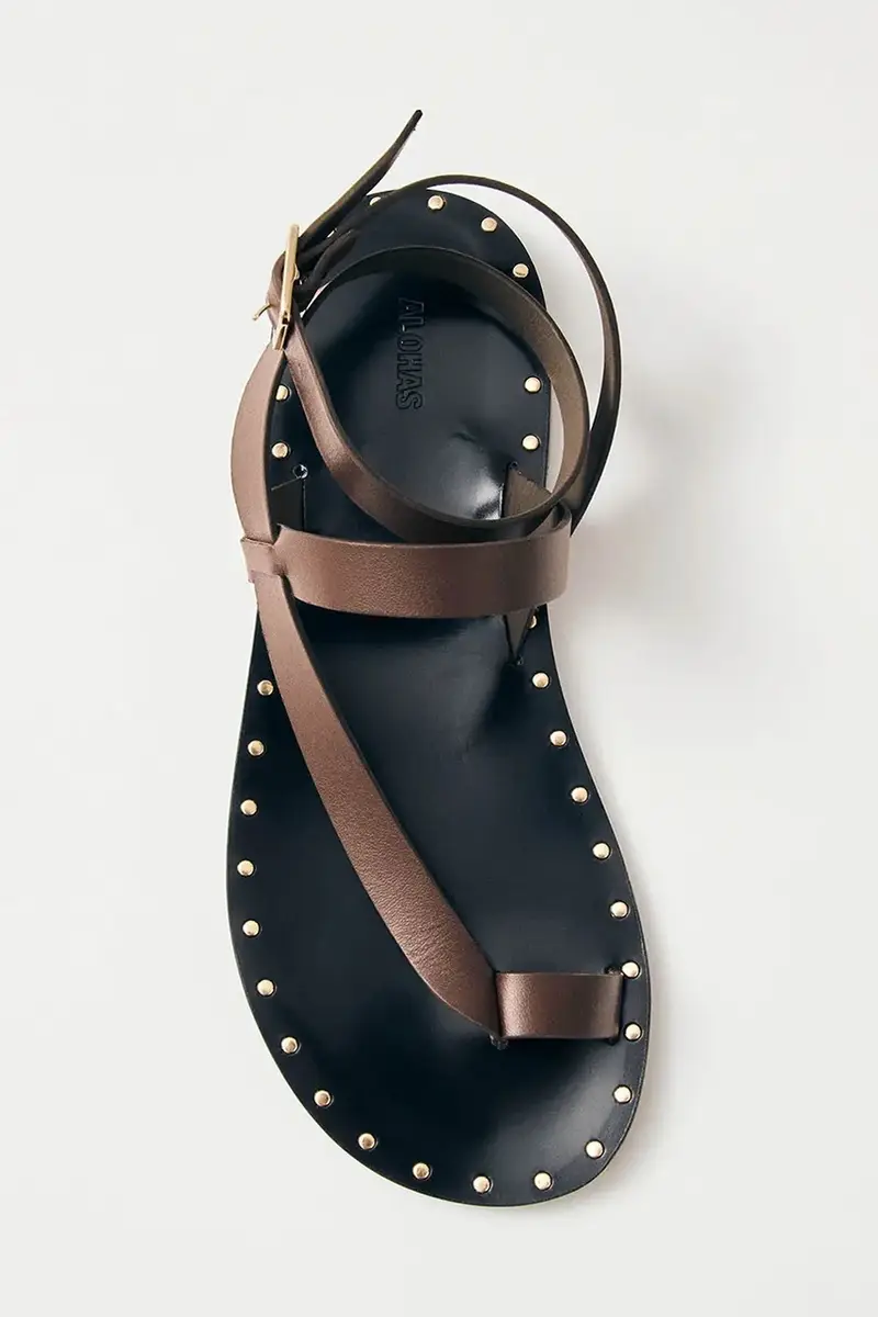 sandali in pelle Tallula donna colore marrone S100638-02 miniatura 4