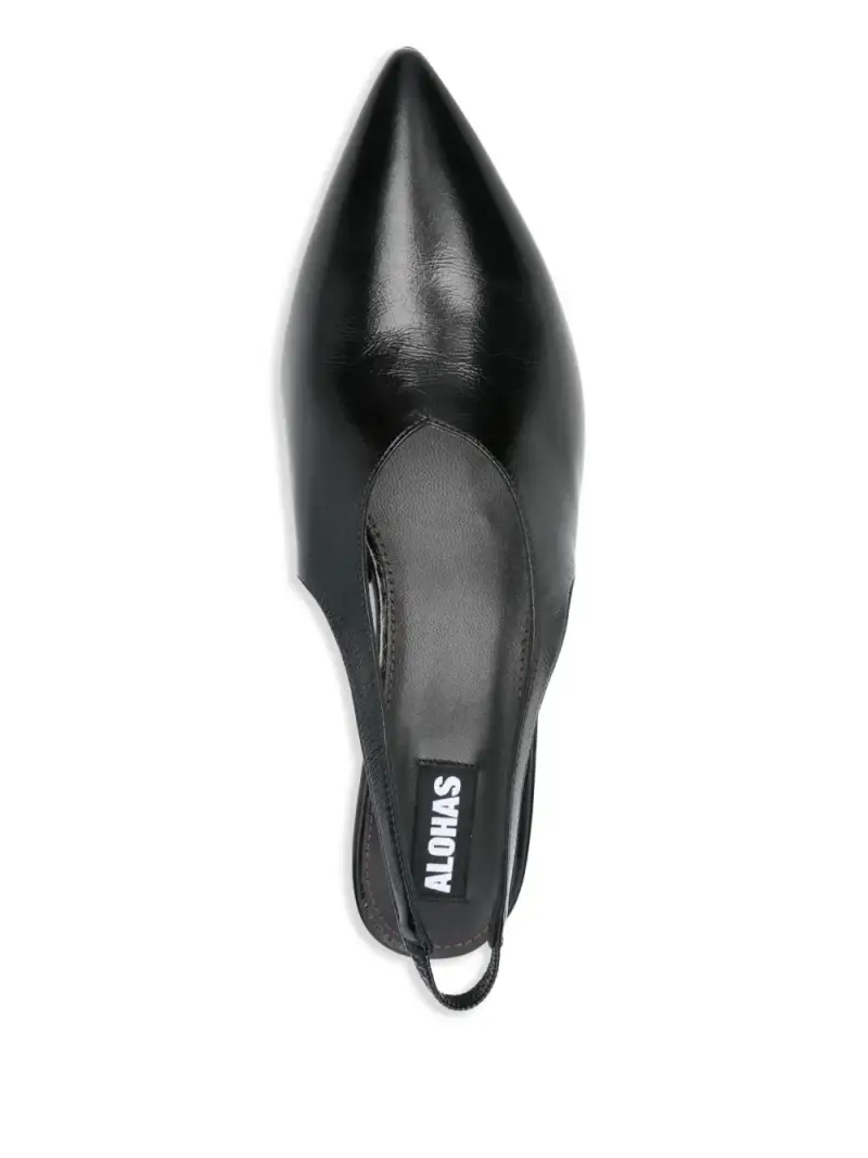 Slingback Midi Heels NERO miniatura 3