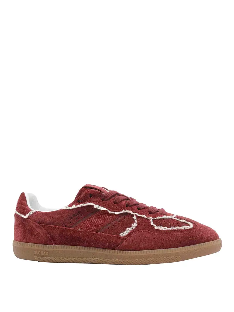 Sneaker in pelle scamosciata TB 490 Rosso