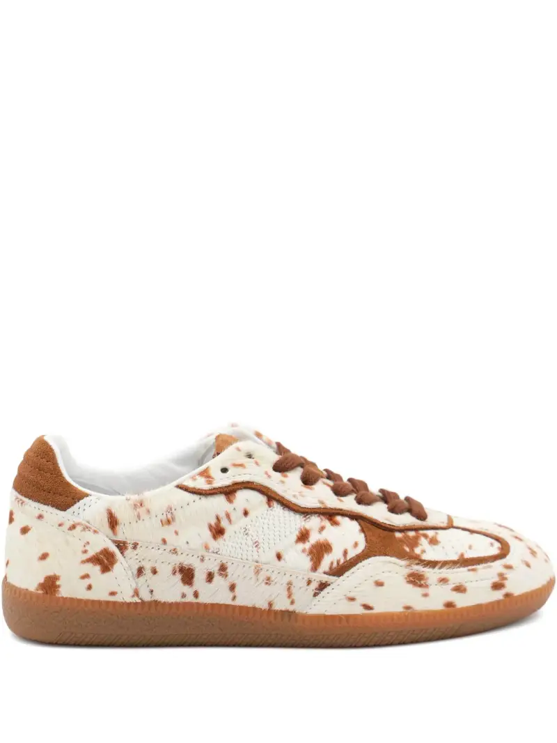 Alohas Sneakers beige con stampa animalier
