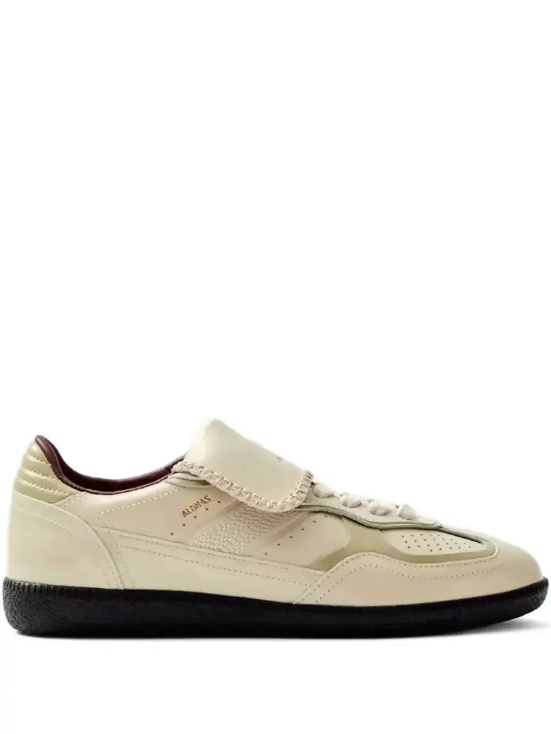 Alohas Sneakers beige in pelle per uomo
