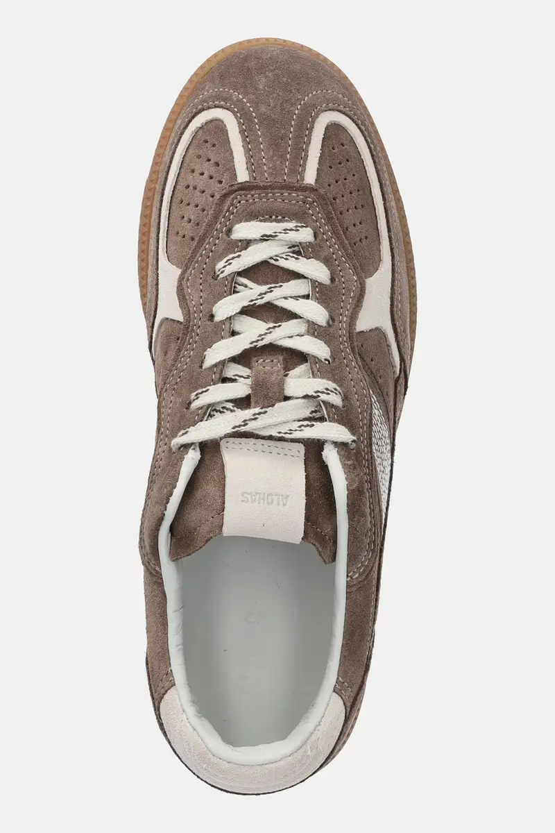 sneakers in camoscio S100471-28 donna colore marrone S100471-28 miniatura 4