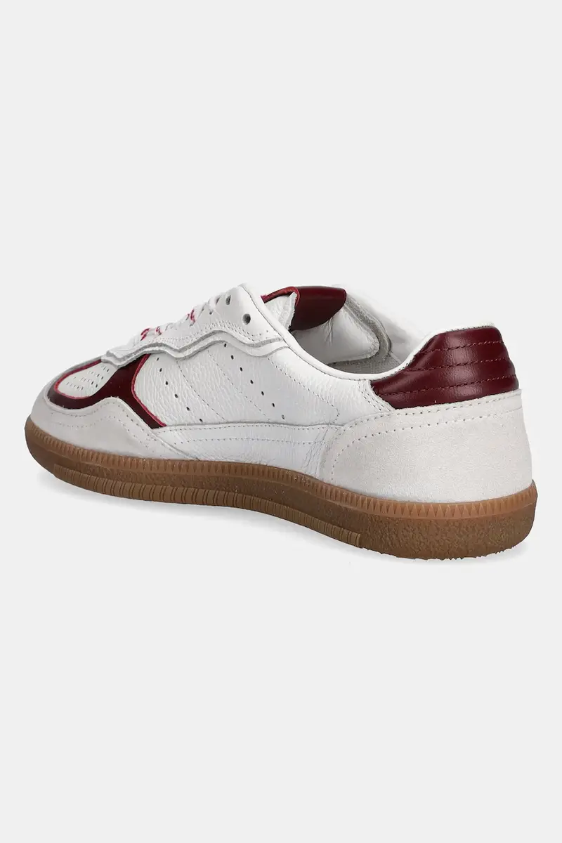 sneakers in camoscio S100709-07 donna colore bianco S100709-07 miniatura 3