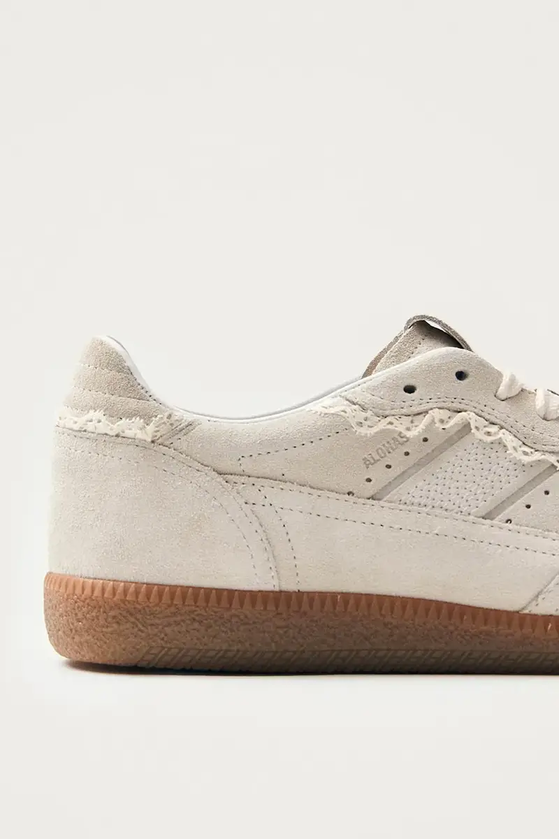 sneakers in camoscio Tb.490 colore beige S100823-01 miniatura 3