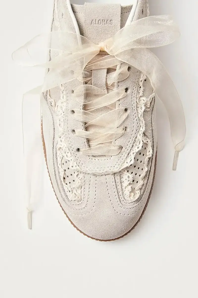 sneakers in camoscio Tb.490 colore beige S100823-01 miniatura 4