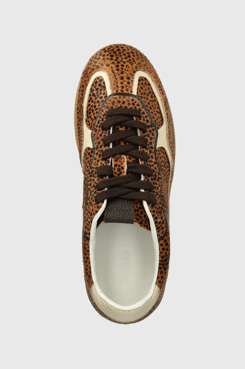 sneakers in camoscio Tb.490 colore marrone S100707-02 miniatura 4