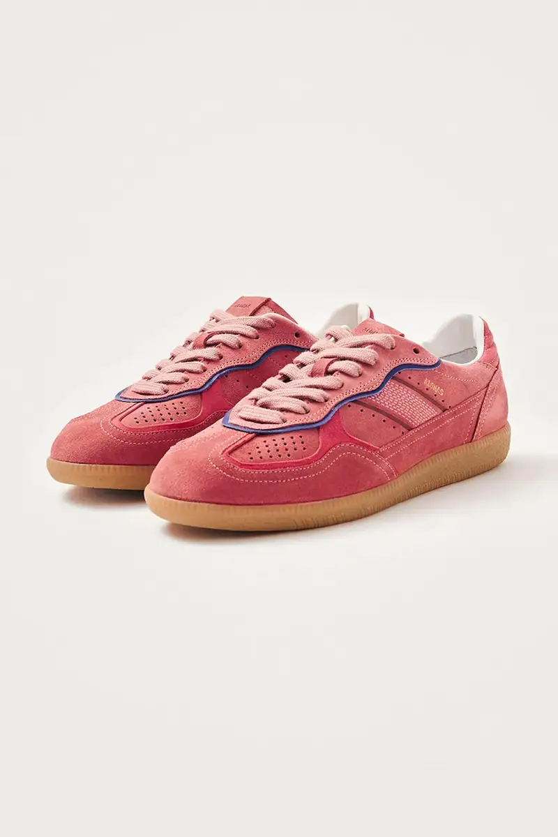 sneakers in camoscio Tb.490 colore rosa S100471.09 miniatura 2