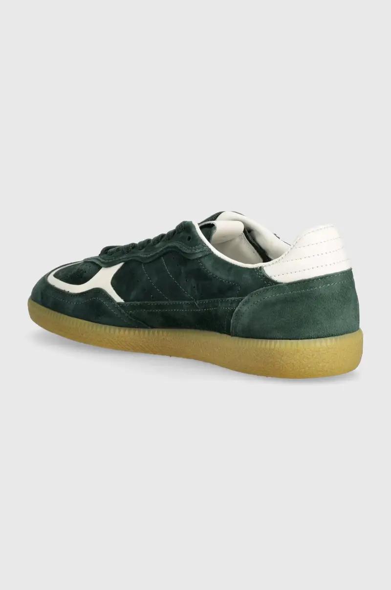 sneakers in camoscio Tb.490 colore verde S100471-04 miniatura 3