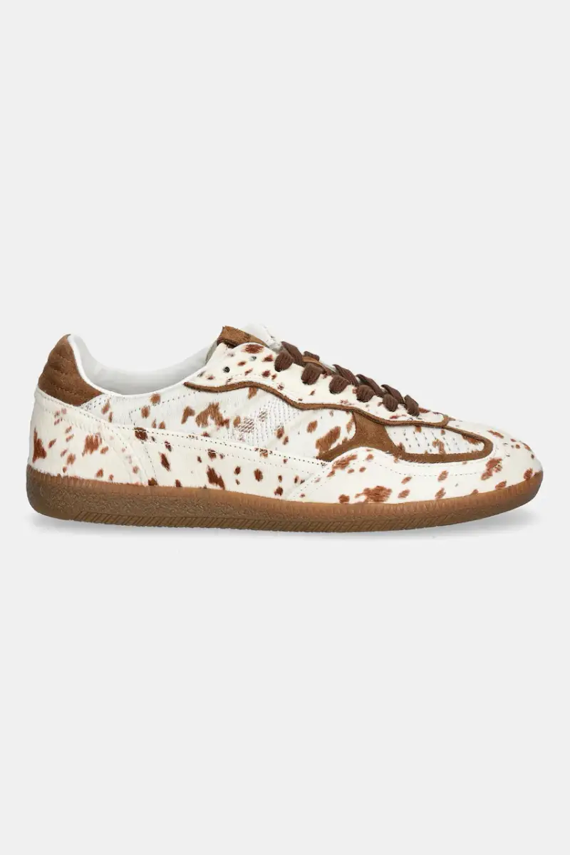 sneakers in camoscio Tb.490 donna colore beige S100707-06 miniatura 2